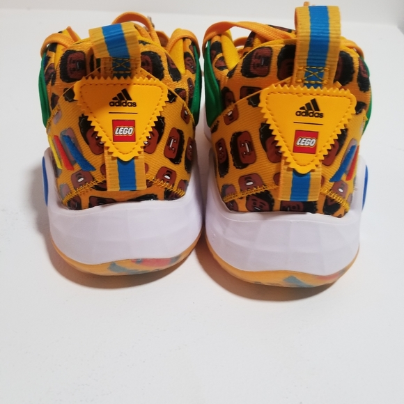 New Adidas x D.O.N issue 3 size 10 basketball yellow with green and blue - Picture 2 of 10
